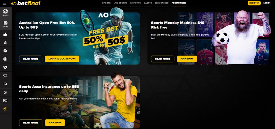 استكشف عالم المراهنات الرياضية والكازينو مع Betfinal